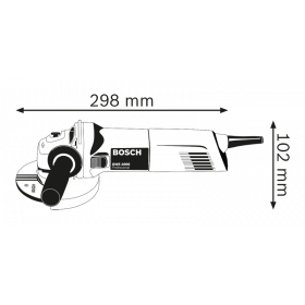 Mini amoladora BOSCH - GWS 1000