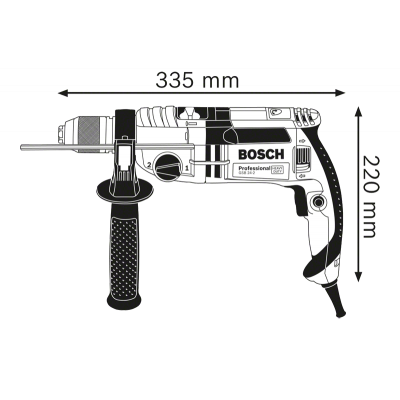 Taladro con Percusión BOSCH - GSB 24-2