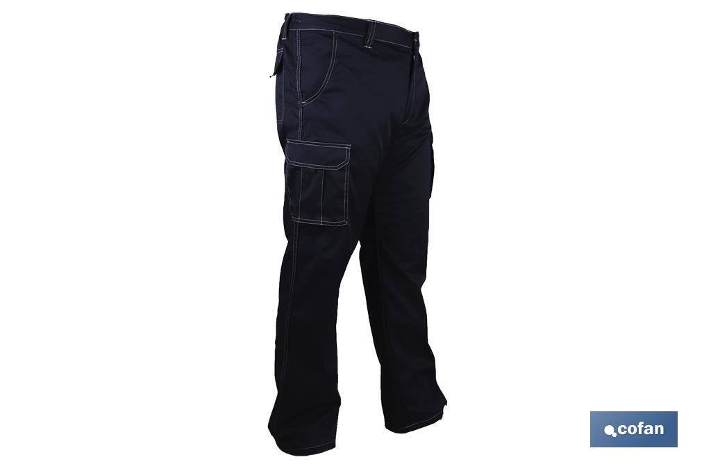 PANTALÓN DE TRABAJO TIPO DENIM MODELO GRASBERG 240 G/M2 AZUL TALLA 58