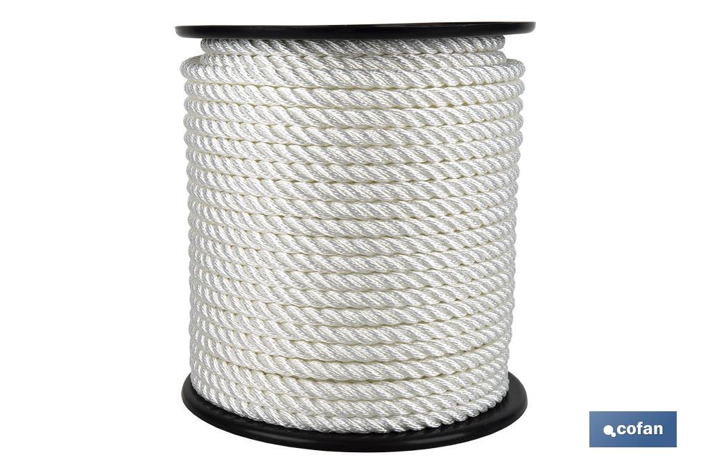 CARRETE CABO DE AMARRE 20 MM 100 M BLANCO (PACK: 1 UDS) CARRETE CABO DE AMARRE 20 MM 100 M BLANCO (PACK: 1 UDS)