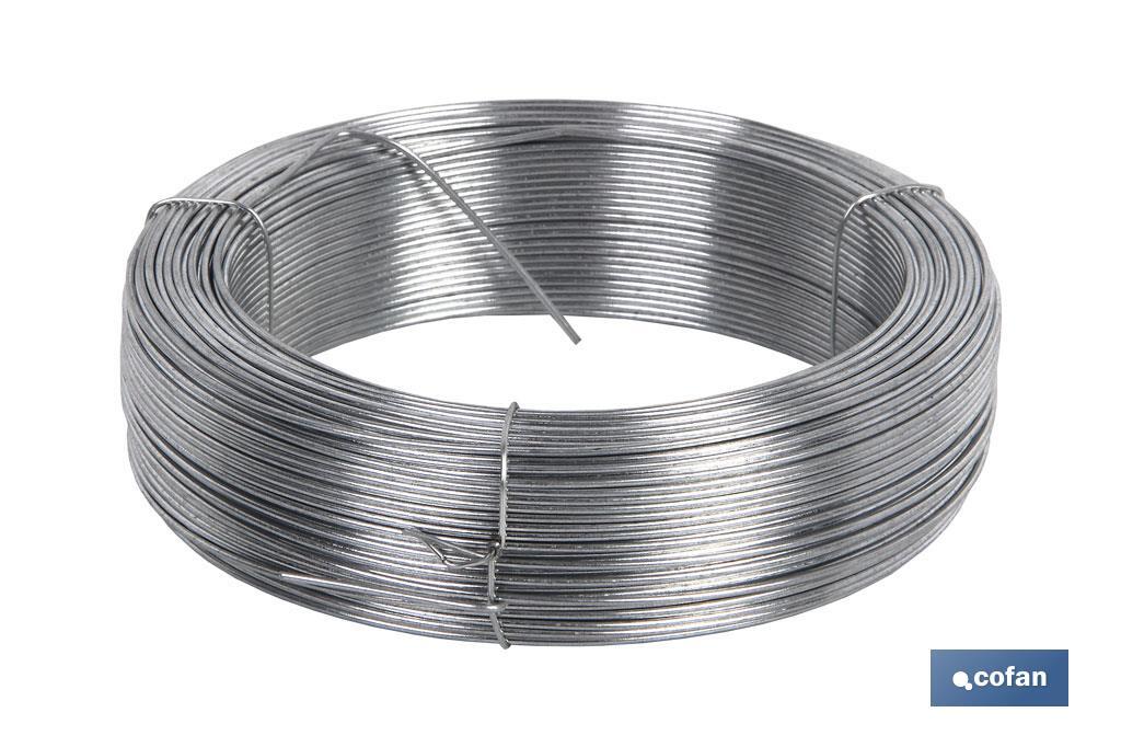 ROLLO ALAMBRE GALVANIZADO 1 Kg  (1,5mm) Nº 10 (PACK: 1 UDS)