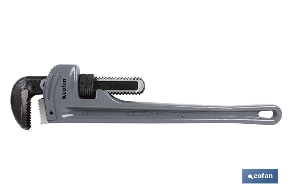 LLAVE STILLSON DE ALUMINIO PARA TUBO L-12 (PACK: 1 UDS)