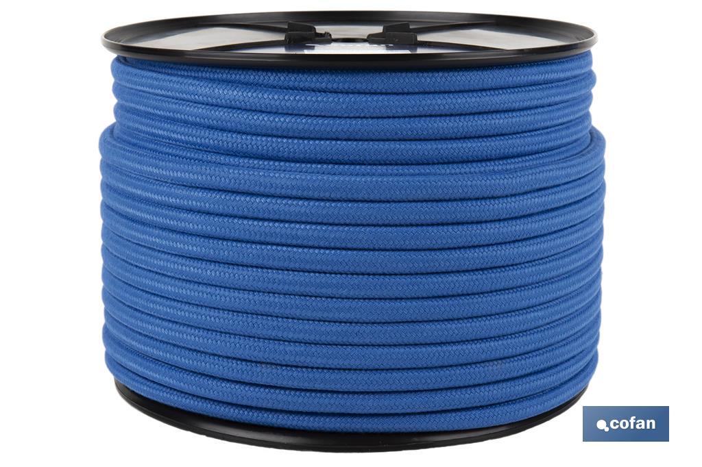 CARRETE ESCOTA NÁUTICA 14 MM 100 M AZUL (PACK: 1 UDS)