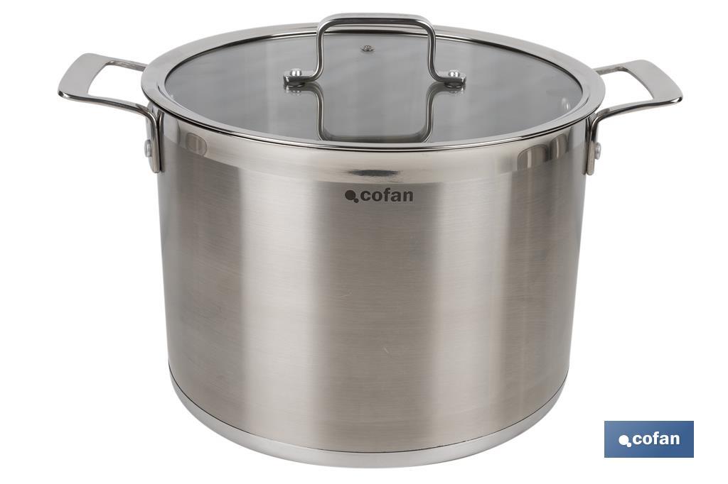 CACEROLA CON TAPA 9.7L ACERO INOX 18/10 MODELO CADENZA (PACK: 1 UDS)