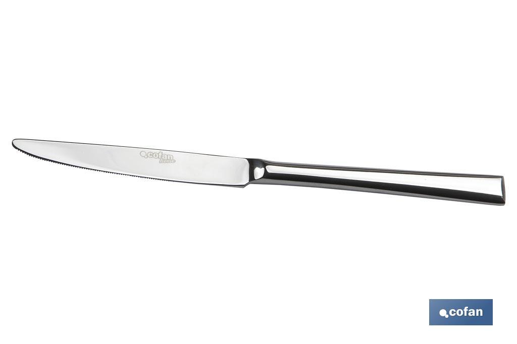 BL 2uds CUCHILLO DE MESA INOX C-18/10 MODELO BARI 10 mm