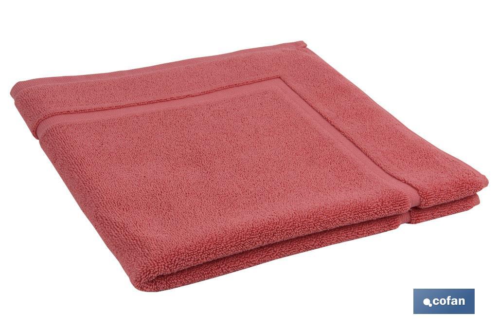 ALFOMBRA BAÑO CORAL GR.1000 MODELO JAMAICA 60X60cm (PACK: 1 UDS)