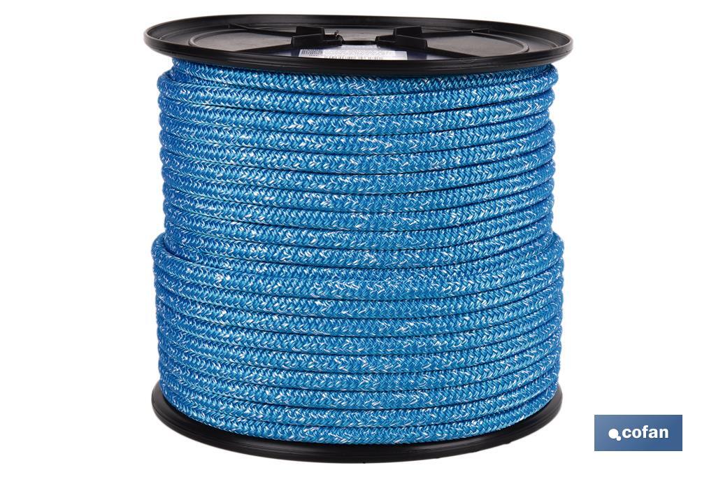 CARRETE DRIZA NÁUTICA 10 MM 100 M AZUL (PACK: 1 UDS)