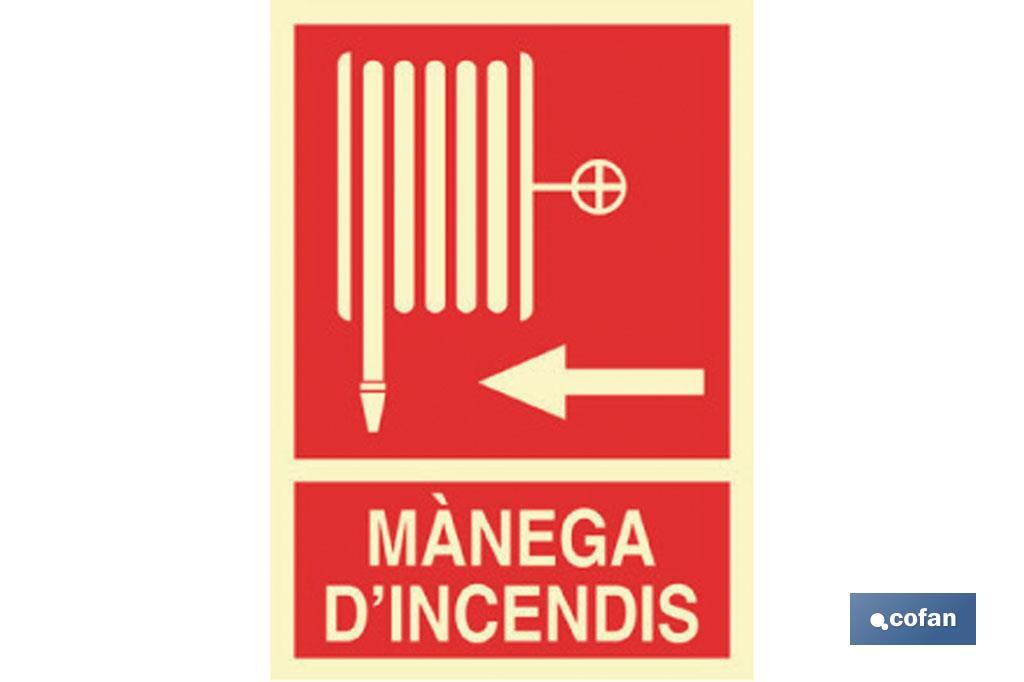 Mànega D\\\"incendis esquerra