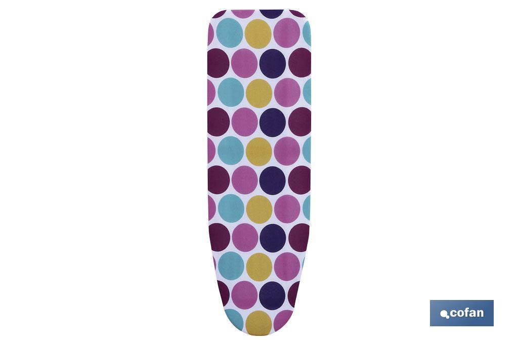 Funda Acolchada Círculos | Medida: 135 X 53 cm